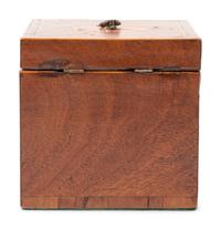 A George III Marquetry Tea Caddy