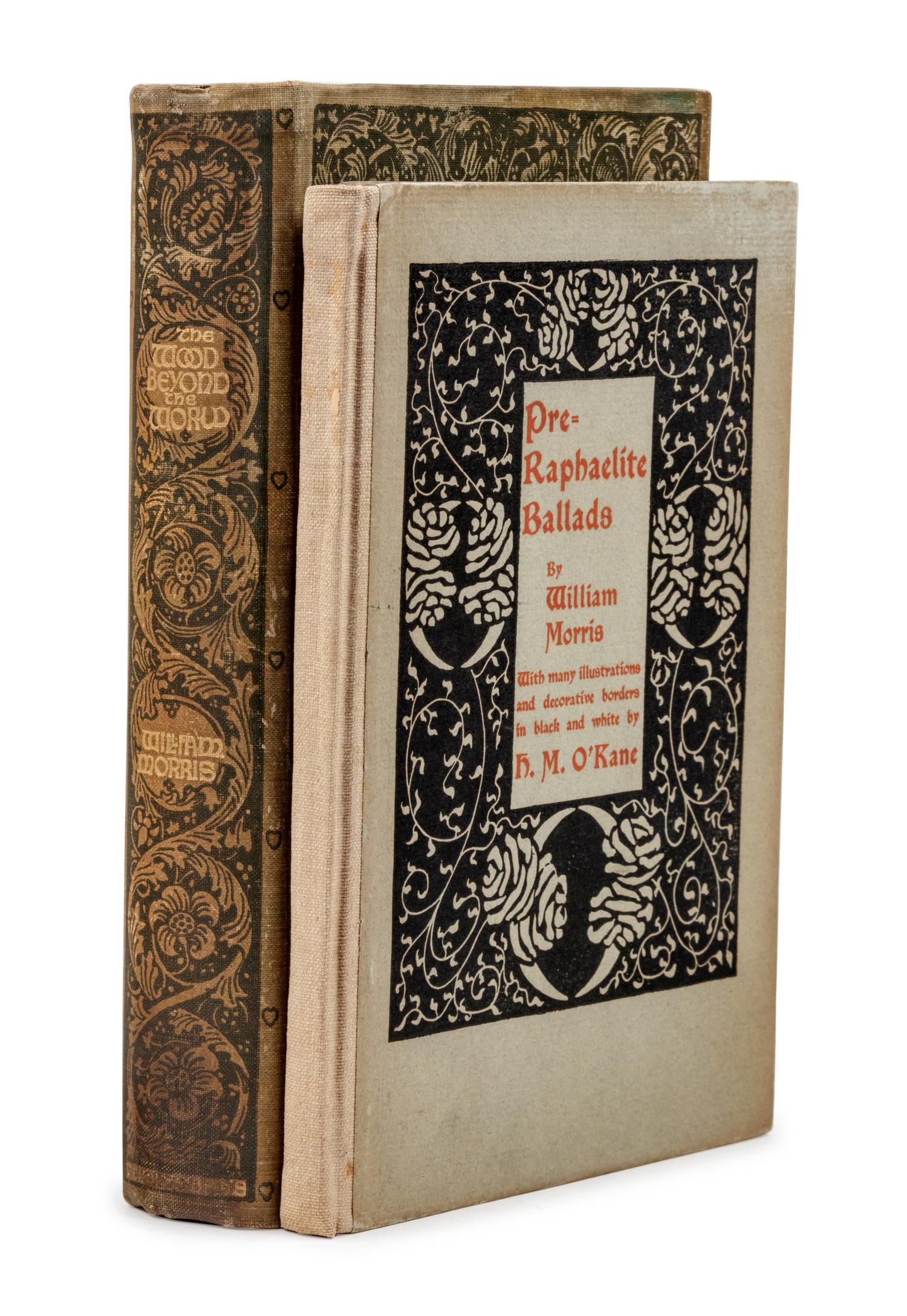 [KELMSCOTT PRESS]. MORRIS, William (1834-1896). 2 later reprints of works by Morris, comprising: