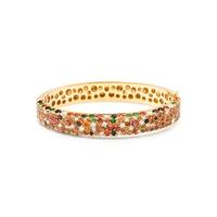 MULTICOLOR SAPPHIRE BANGLE BRACELET