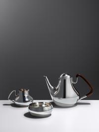 Three Piece Coffee Service, model 1017 Georg Jensen, Denmark