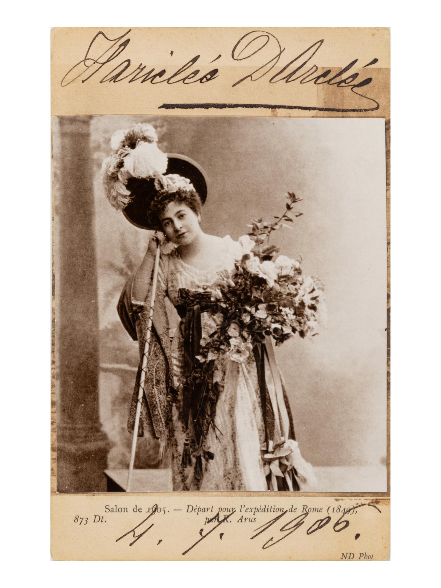 [20TH-CENTURY OPERA SINGERS]. A group of 6 signed photographs or photographic postcards of opera singers from the 1900s, comprising images of: