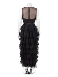 Black Evening Dress and Bow Belt, 1965-73