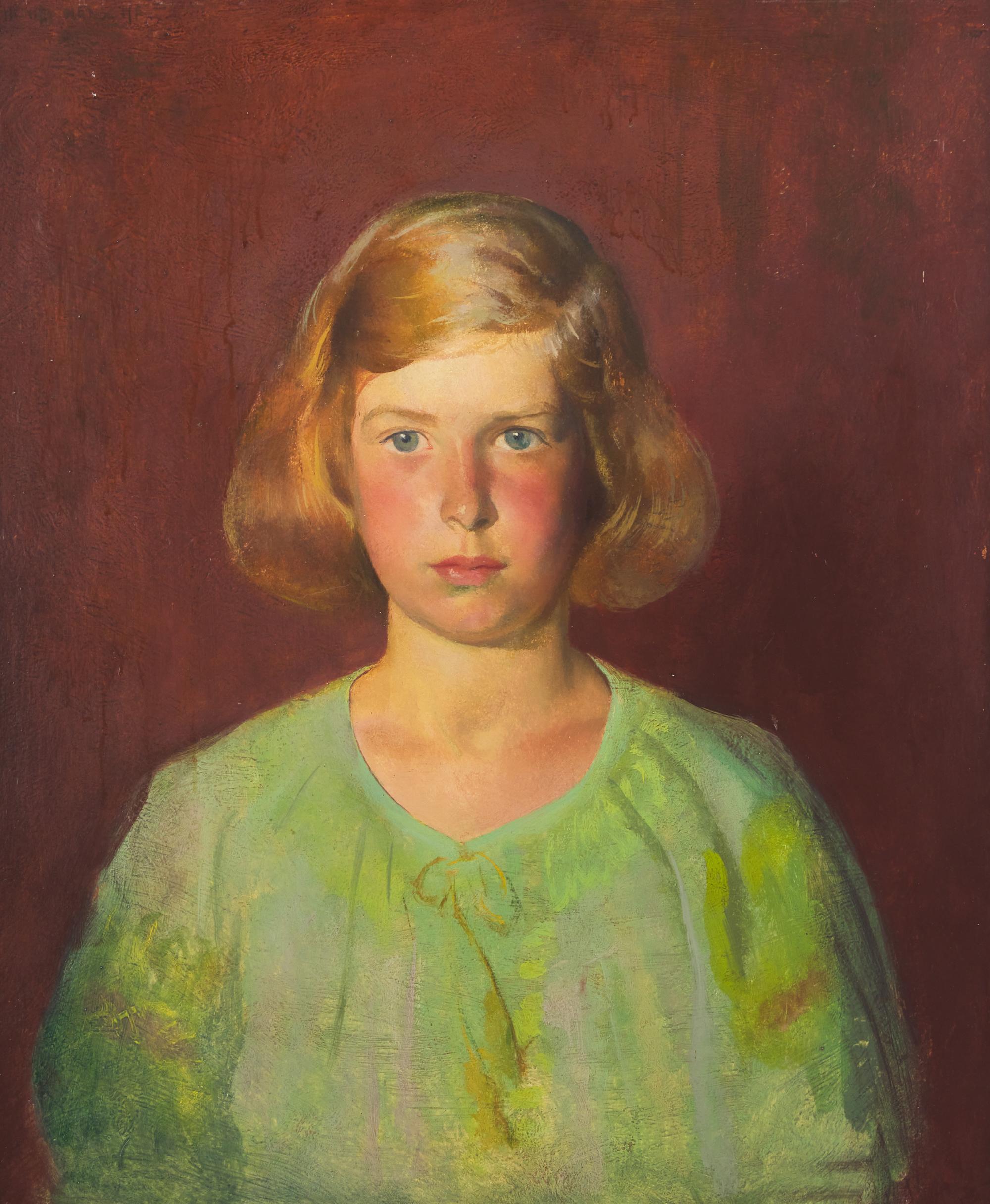 The Green Blouse (Portrait of Patricia Groves)