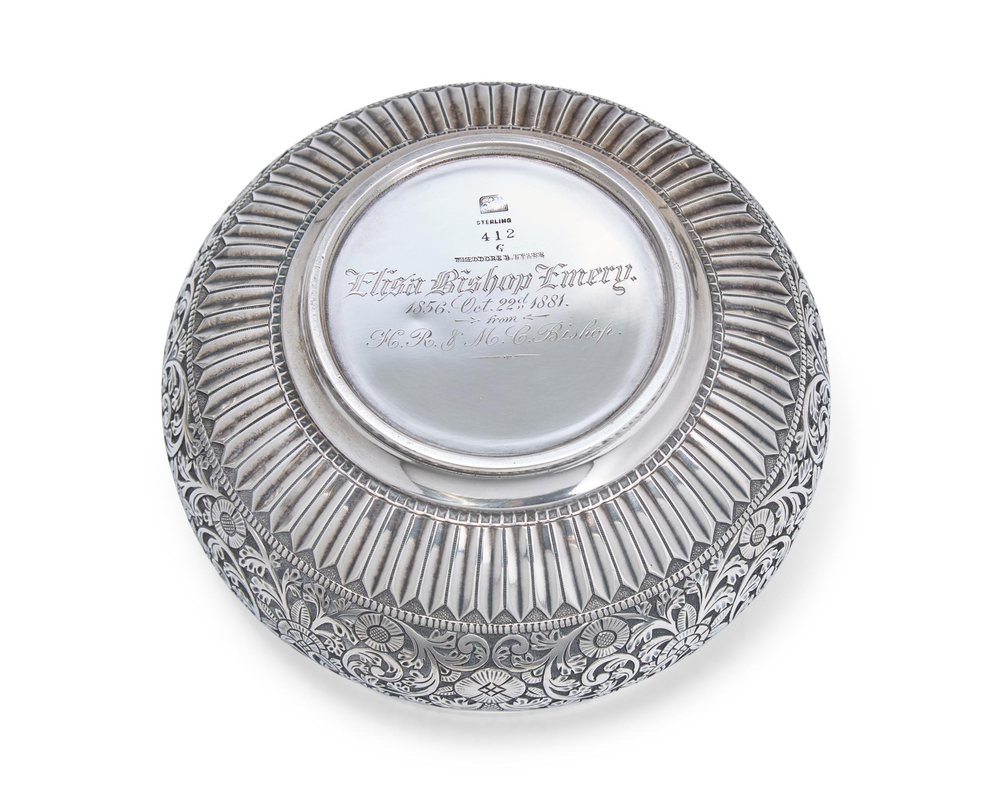 A Five-Piece Sterling Silver Coffee Service in the Persian Taste