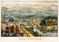 [AMERICANA - CURRIER & IVES]. A group of 7 small format lithographs, comprising: