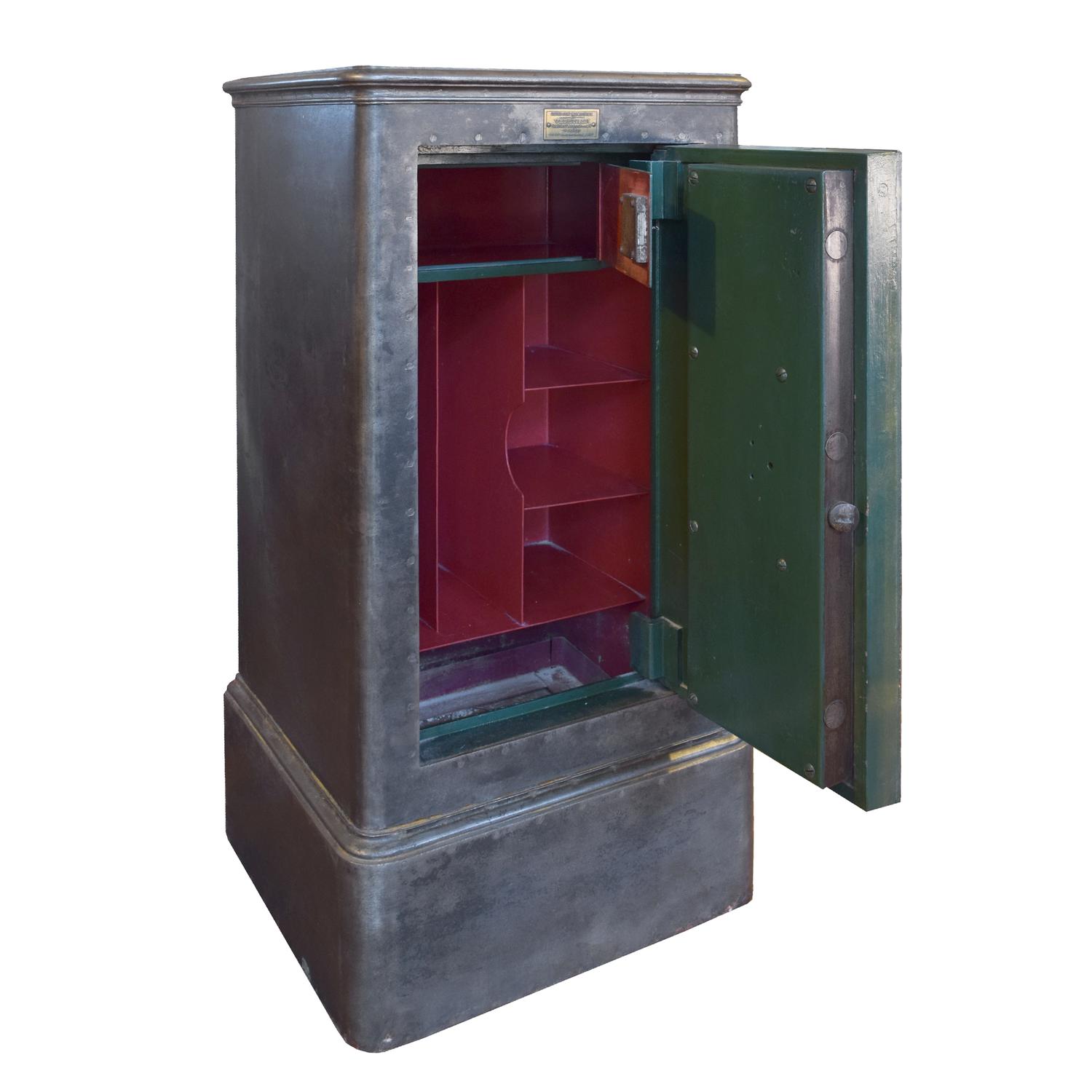 A Verstaen Cast Iron Safe 23.5" W x 22" D x 47.25" H — France, Circa 1900