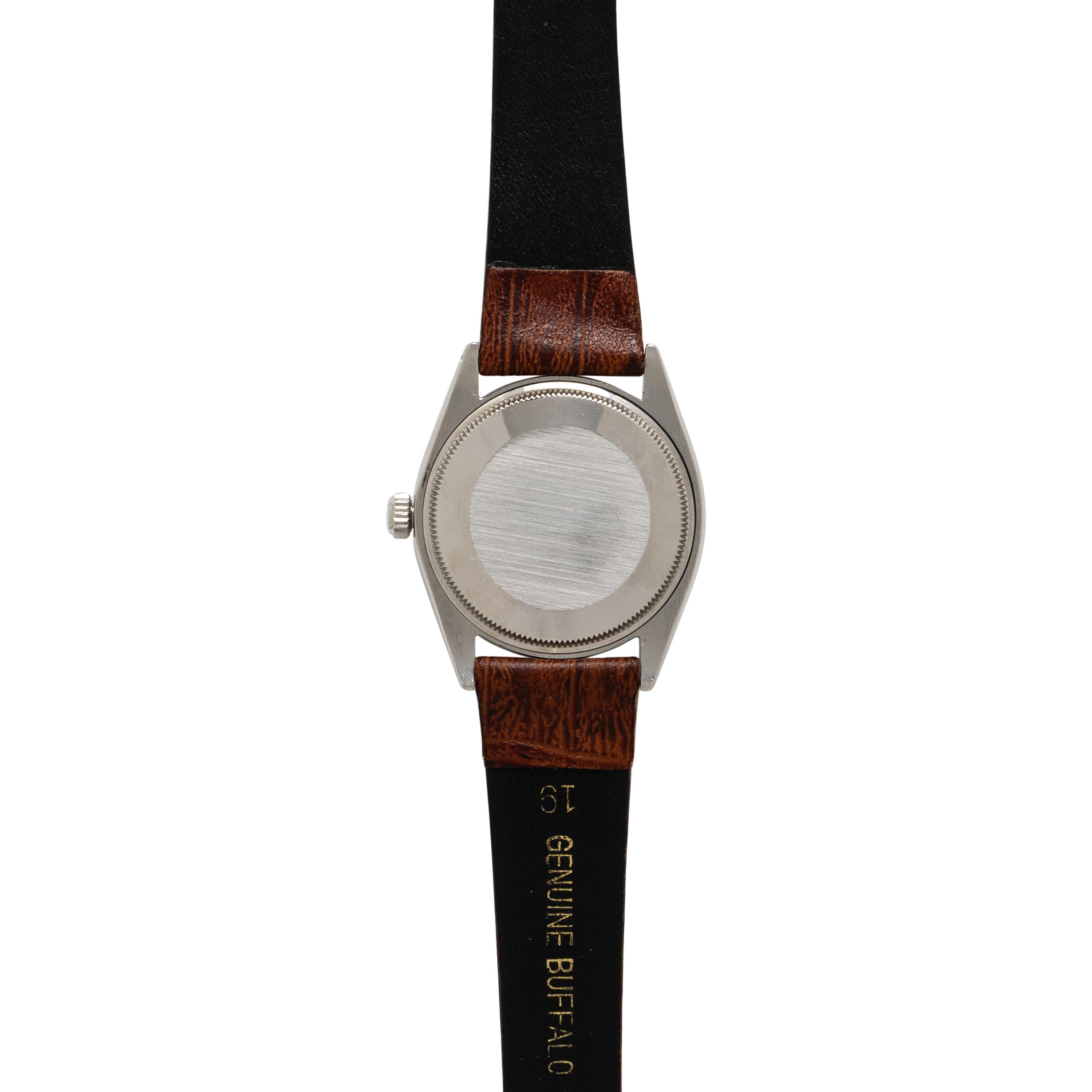 ROLEX, REF. 1002 STAINLESS STEEL VINTAGE 'OYSTER PERPETUAL' WATCH, CIRCA 1960