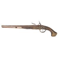Extremely Rare Serpent Side Plate Flintlock Trade Pistol