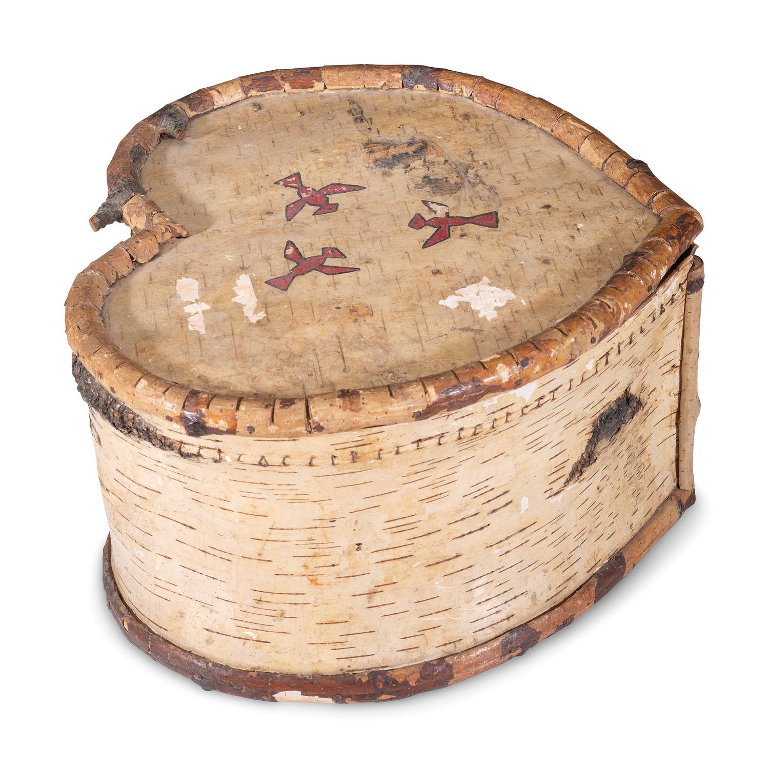 Northeastern Quilled Birchbark Box