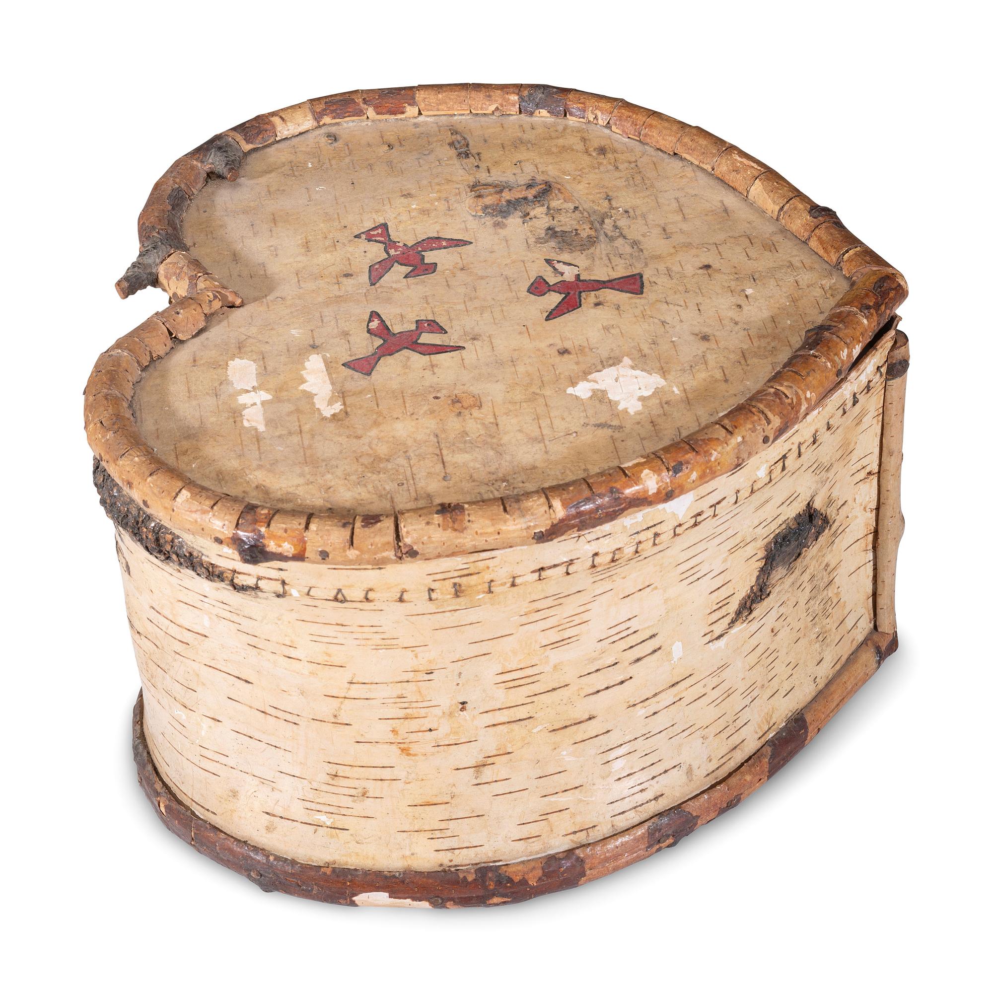 Northeastern Quilled Birchbark Box