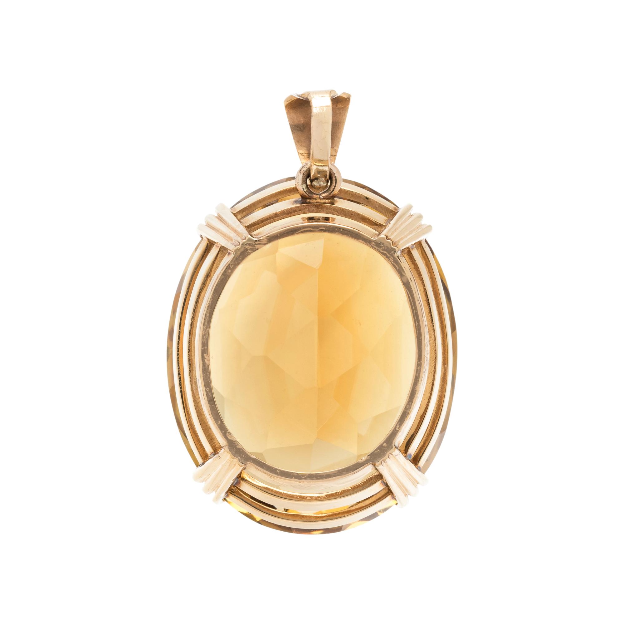 CITRINE PENDANT