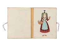 [FRENCH COSTUME]. A group of 6 works, comprising: