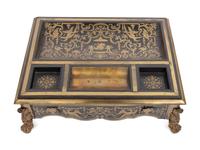 An Anglo-Irish Bronze Presentation Standish Given To Lord Burghley