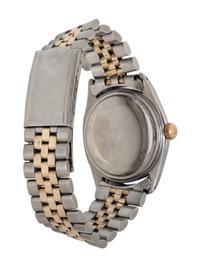 ROLEX, REF. 1603 STAINLESS STEEL AND 18K YELLOW GOLD 'DATEJUST' WATCH WITH 'BUCKLEY' DIAL AND ROLEX 'MADE IN MEXICO' JUBILEE BRACELET