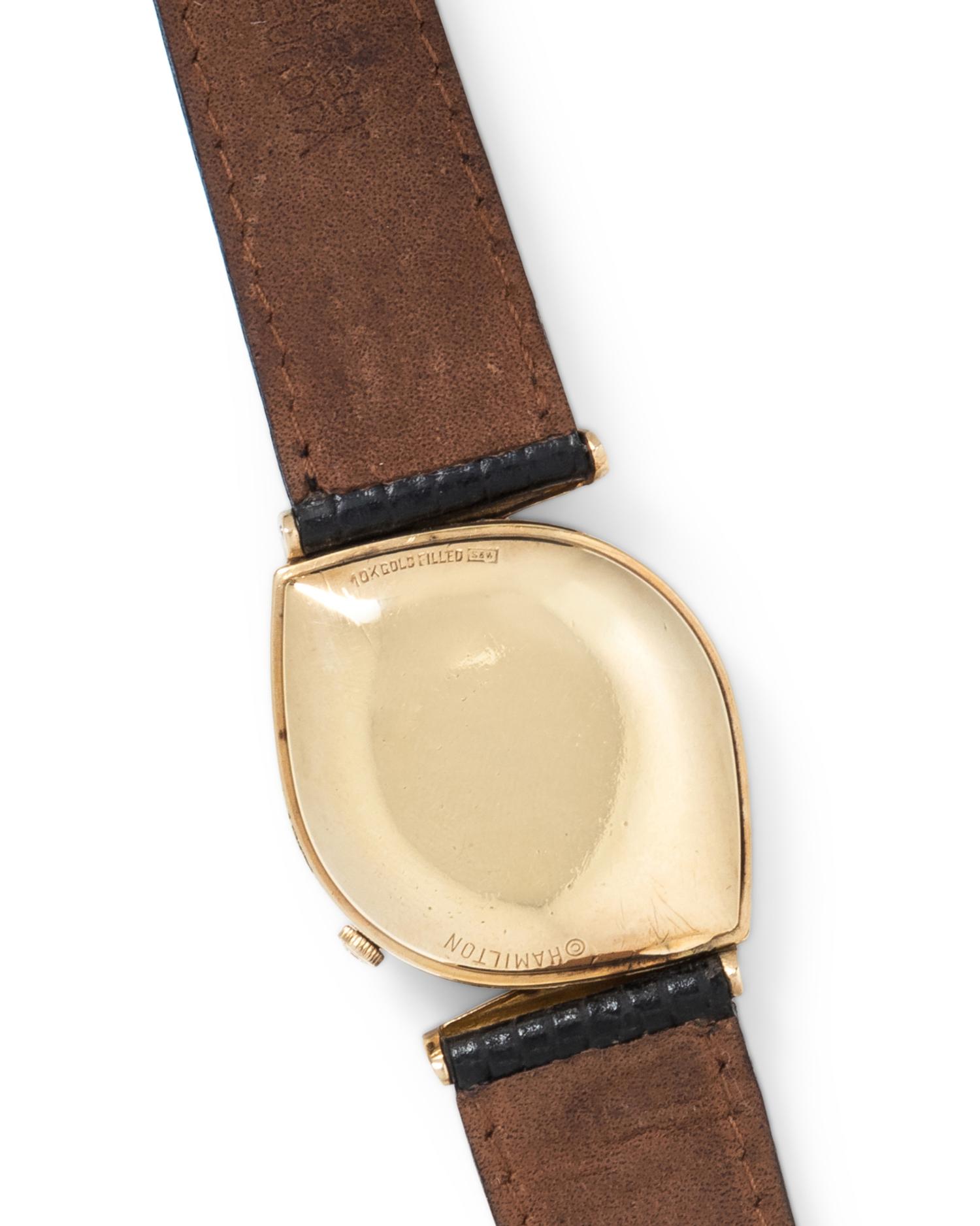HAMILTON, VINTAGE, 10K GOLD-FILLED 'ELECTRIC' WRISTWATCH