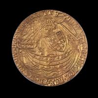 MEDIEVAL: Edward III Post-Treaty Gold Noble (1369-77) — PCGS GRADED GENUINE (BENT)