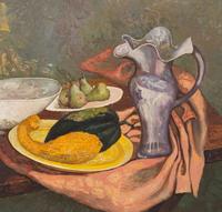 Still Life with Grapes, Pears and Gourds , 1940