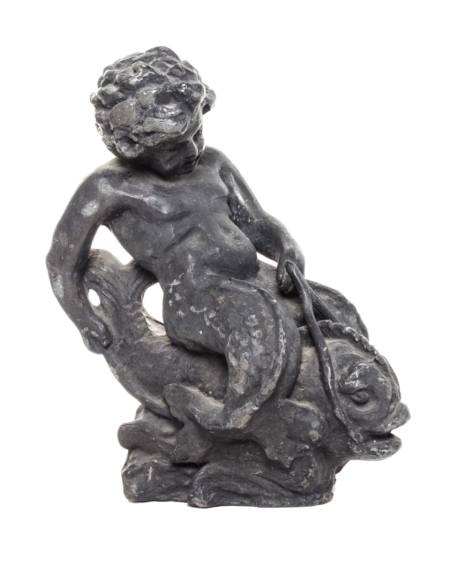 A Continental Lead Figure Height 13 inches. — 19TH/20TH CENTURY