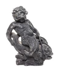A Continental Lead Figure Height 13 inches. — 19TH/20TH CENTURY