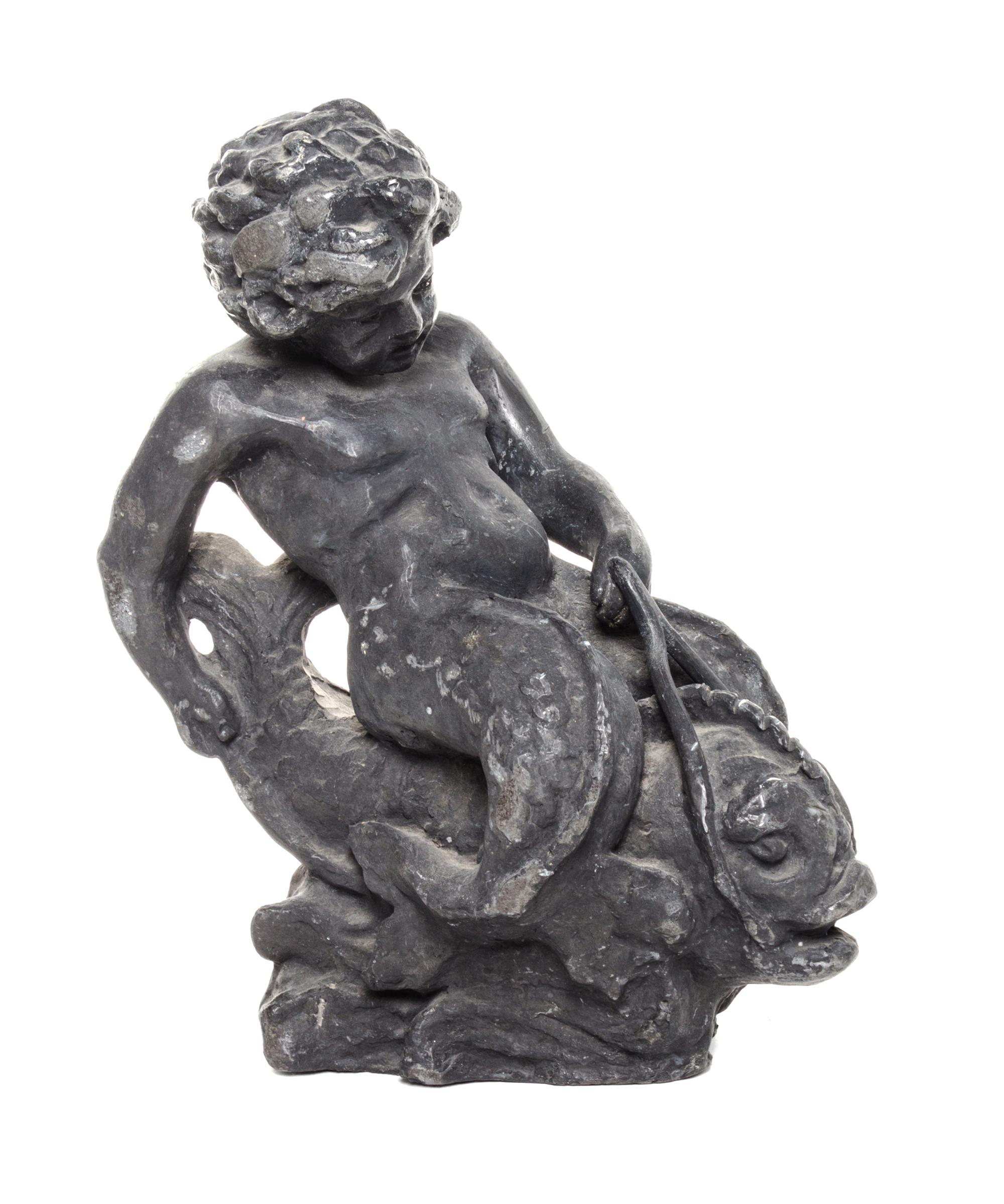 A Continental Lead Figure Height 13 inches. — 19TH/20TH CENTURY