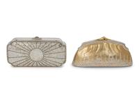 Two Judith Leiber Rhinestone Minaudieres