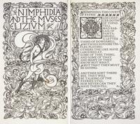 (BINDINGS, ZAEHNSDORF) DRAYTON, MICHAEL. Nimphidia and the Muses Eizium. London, Ballantyne (for Vale Press), 1896.