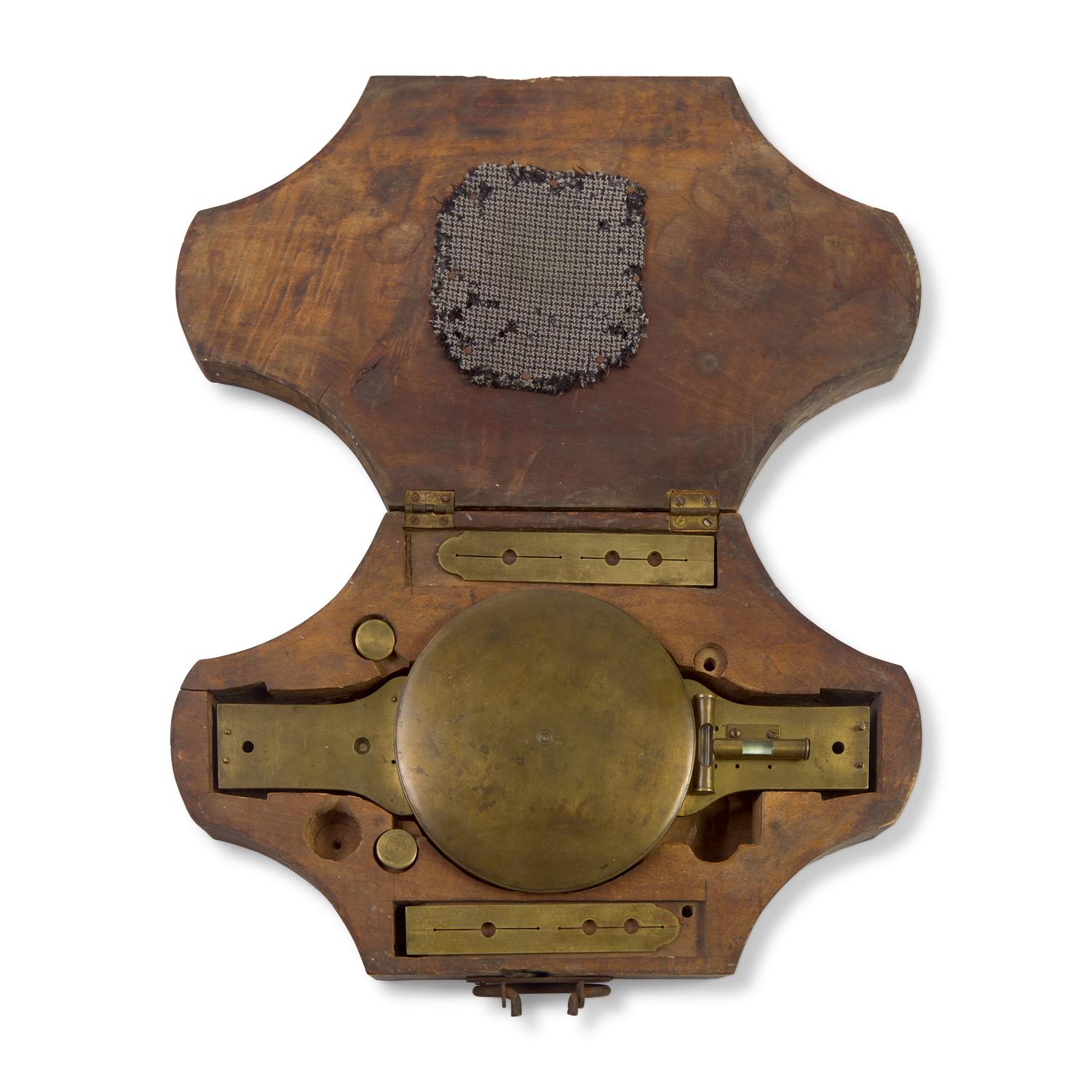 A George Jacob Heisely Brass Surveyor's Compass
