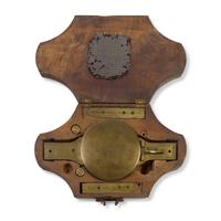 A George Jacob Heisely Brass Surveyor's Compass