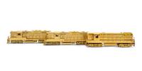 A Group of Three Brass HO-Gauge Diesel Locomotives