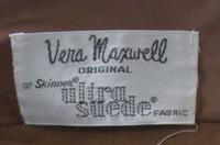 A Vera Maxwell Camel Ultra Suede Jumper Ensemble,