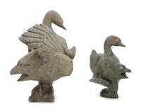 Two Inuit Carved Stone Figures