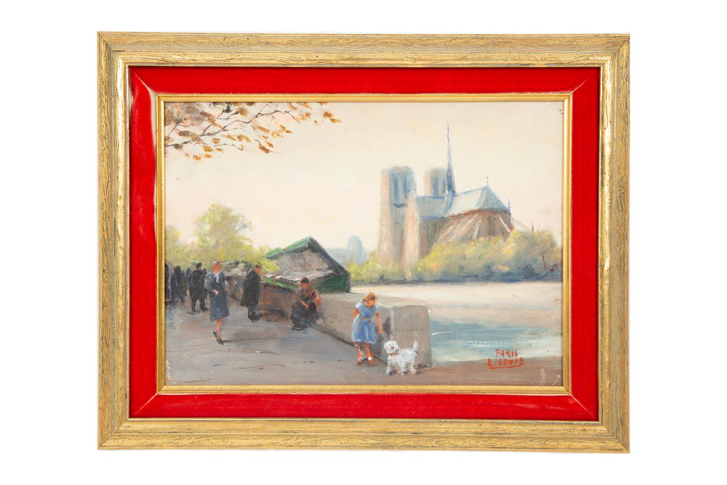 Eighteen Parisian Street Scene Paintings