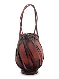 A Japanese Bamboo Ikebana Basket