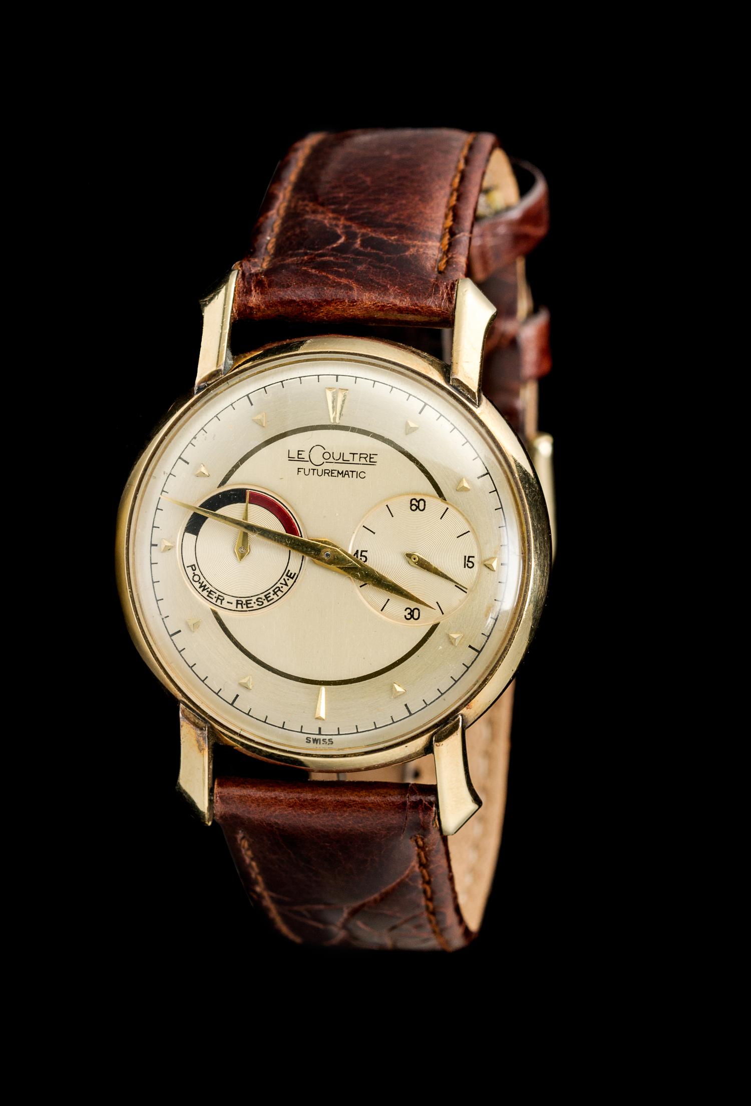 A Gold Filled Futurematic Bumper Movement Wristwatch, LeCoultre,