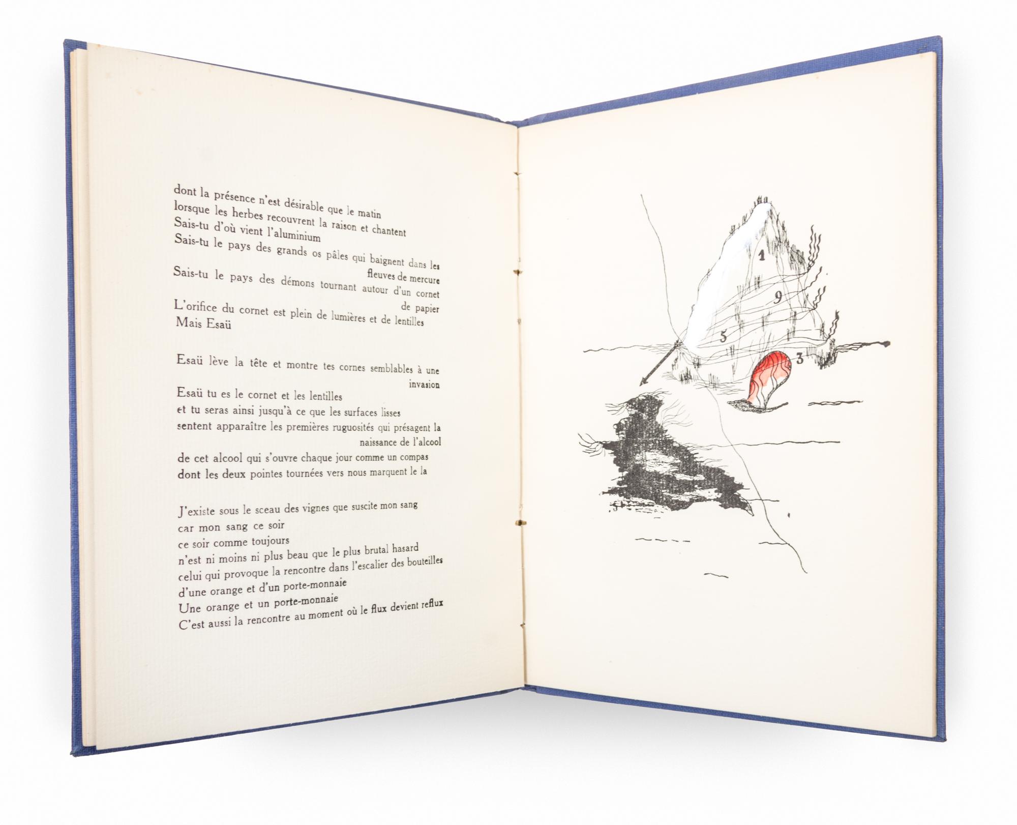 (TANGUY, YVES) PERET, BENJAMIN. Dormir dormir dans les pierres. Paris, 1927. Limited. Signed by author and illustrator.