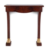 A Northern European Parcel Gilt Mahogany Pier Table
