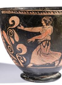A Lucanian Red-Figured Skyphos