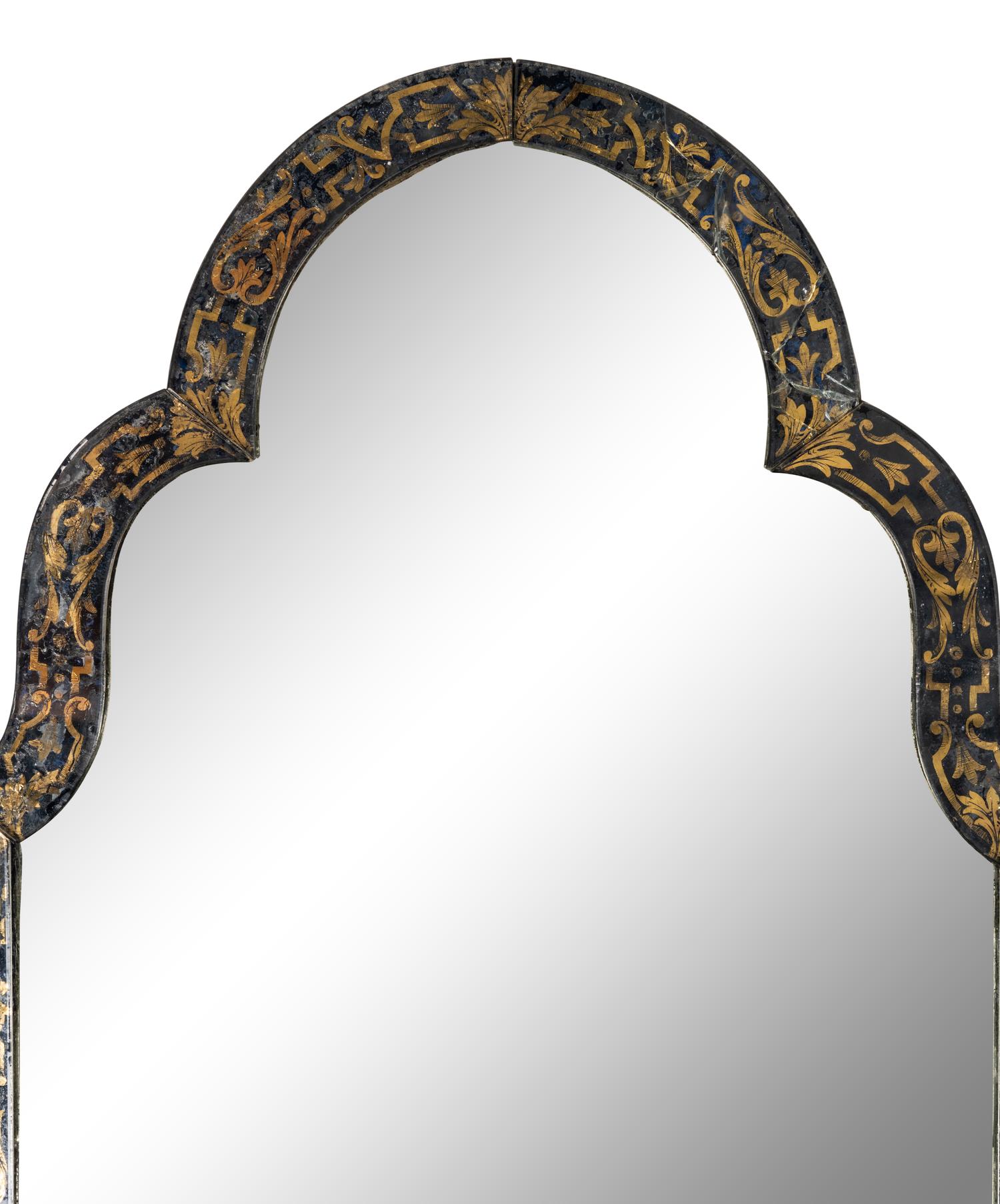 An Italian Églomisé Mirror