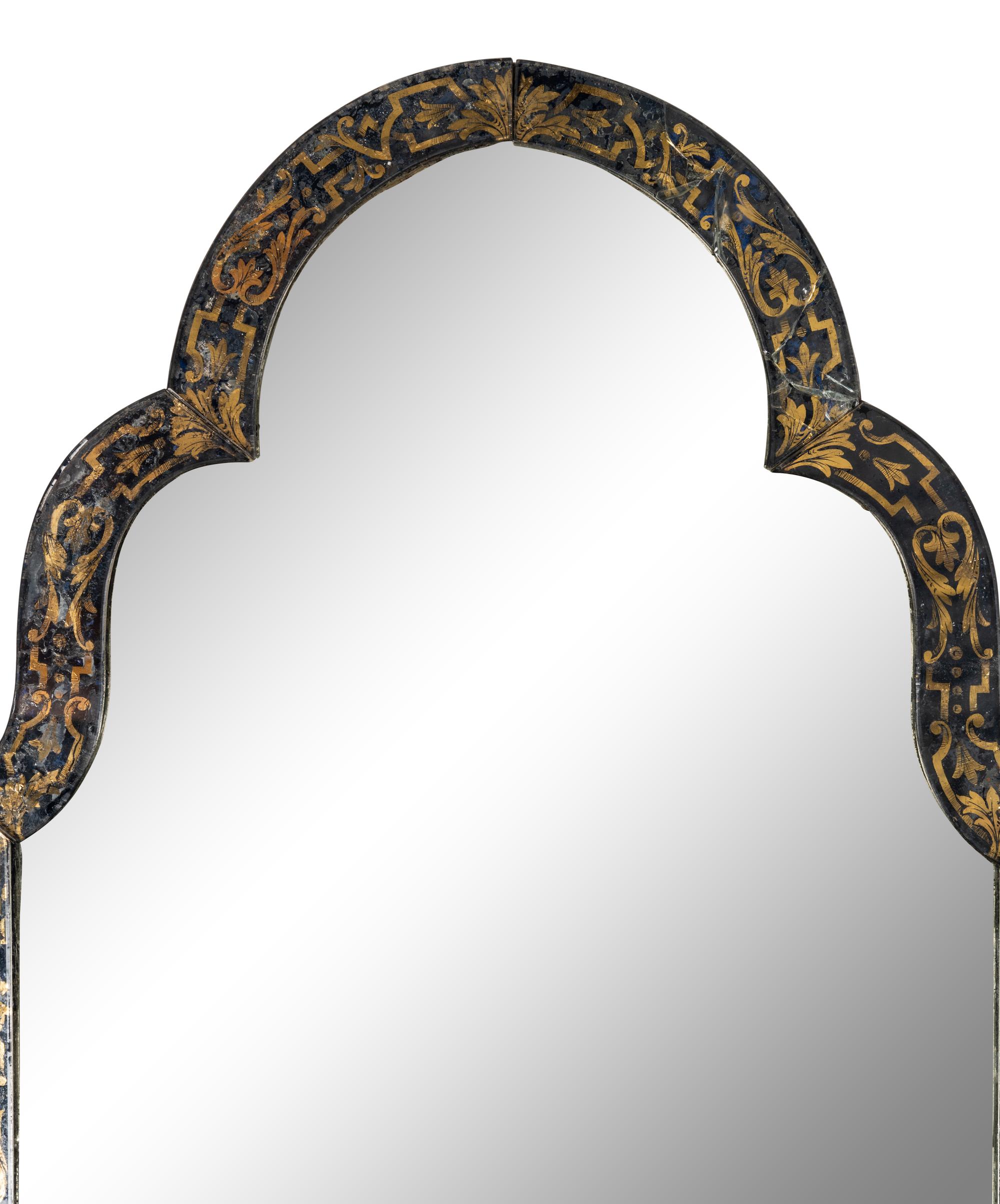 An Italian Églomisé Mirror