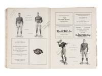 An Original 1930 Opening of Notre Dame Stadium Multi Signed Autograph Football Program Including Knute Rockne (Beckett Authentication Services BAS Letter),