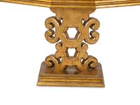 A Modernist Giltwood Mirror-Top Console Table — CIRCA 1970S
