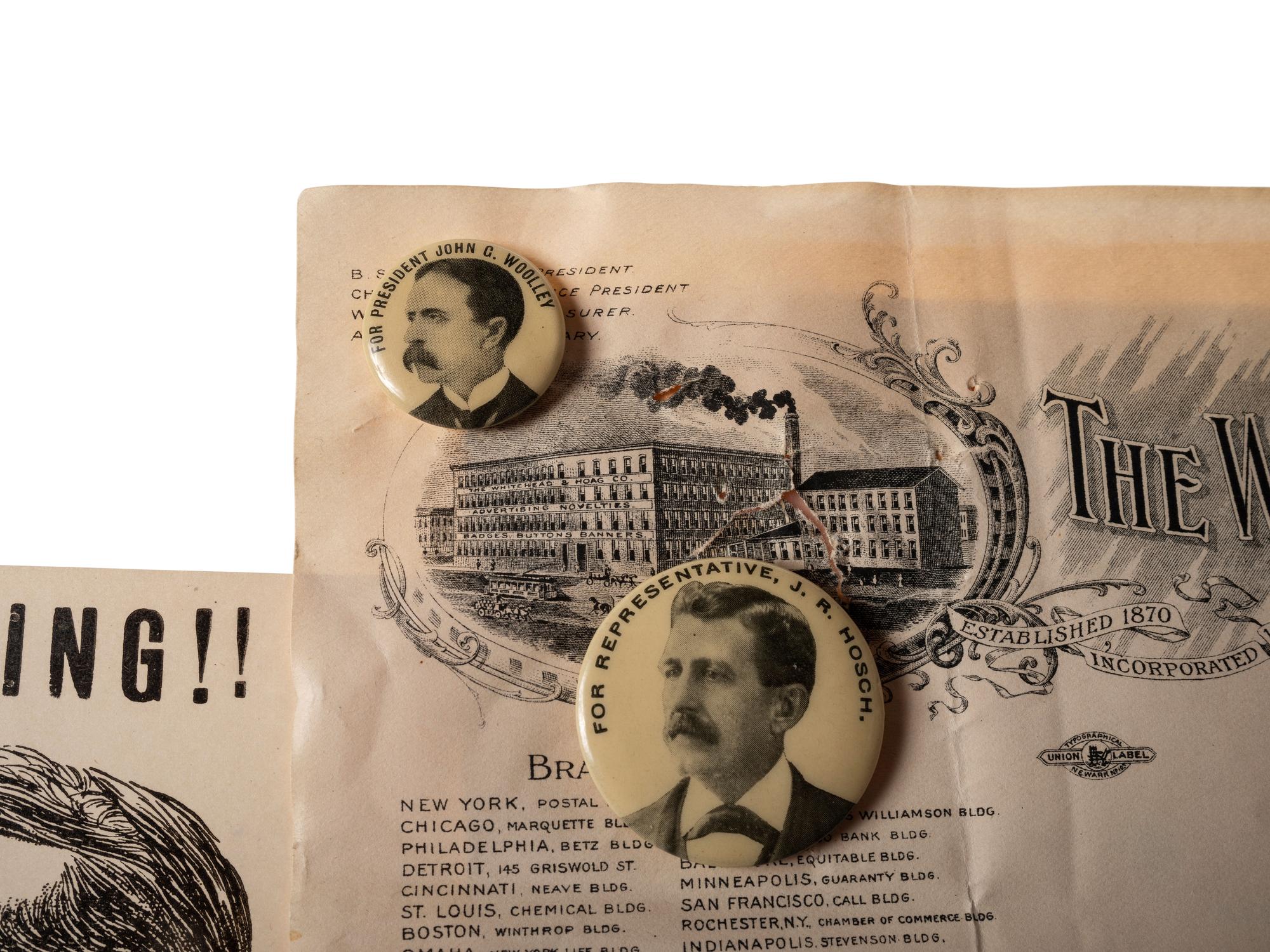 [POLITICS]. A diverse group of 19th-century ephemera, incl. politics, agriculture, and commerce.