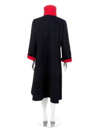 Two Designer Coats; One Yves Saint Laurent, One Pauline Trigère,
