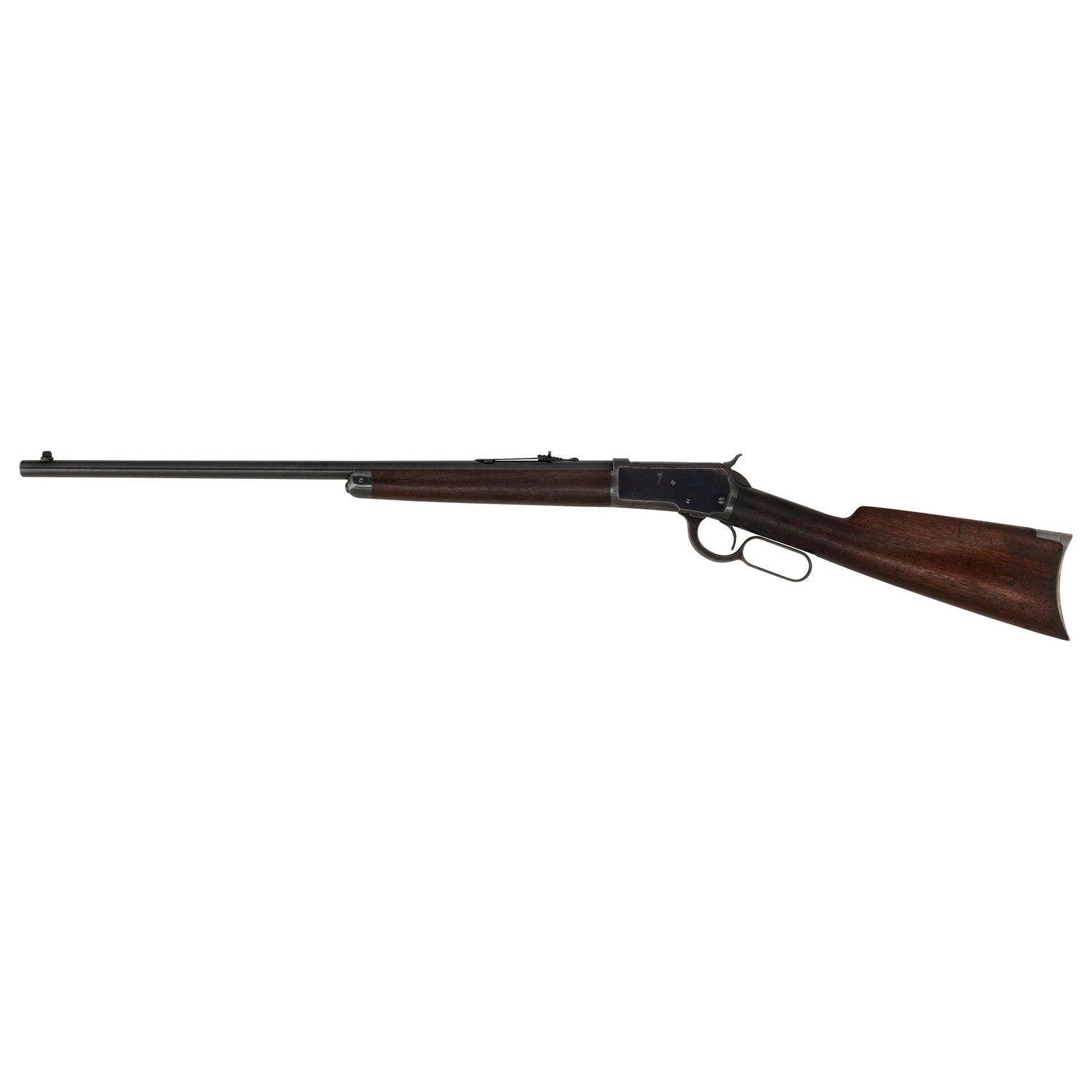 ** Winchester Model 1892 with Button Magazine and Replaced Barrel