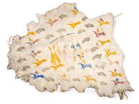 Painted Elk Hide