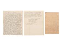 [WESTERN AMERICANA]. 2 letters describing Calamity Jane, incl. letter from her granddaughter.