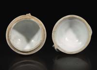 A Chinese blanc de Chine small fruit-form incense holder 德化窯果形小香盒