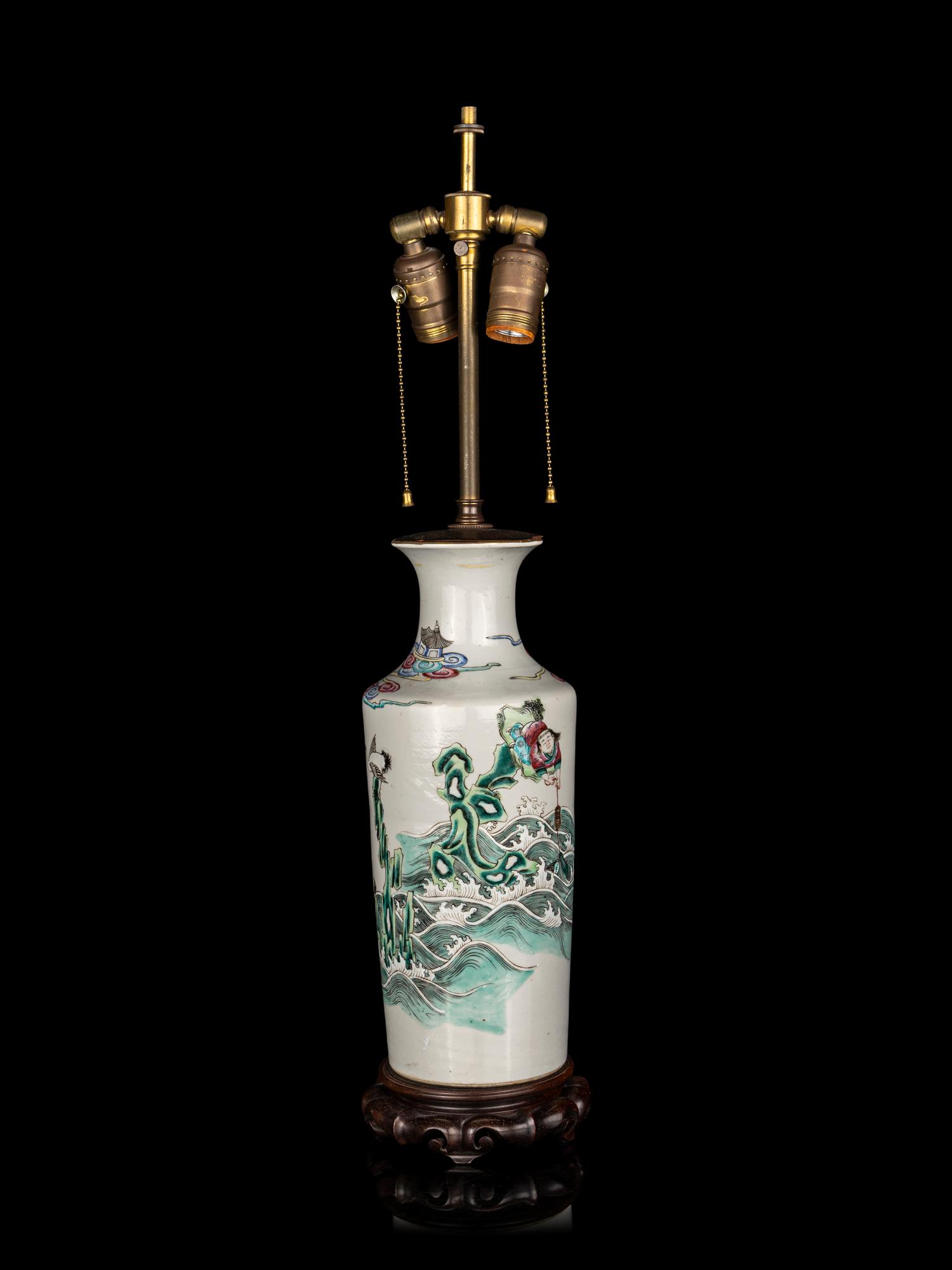 A Chinese Famille Rose Porcelain Vase