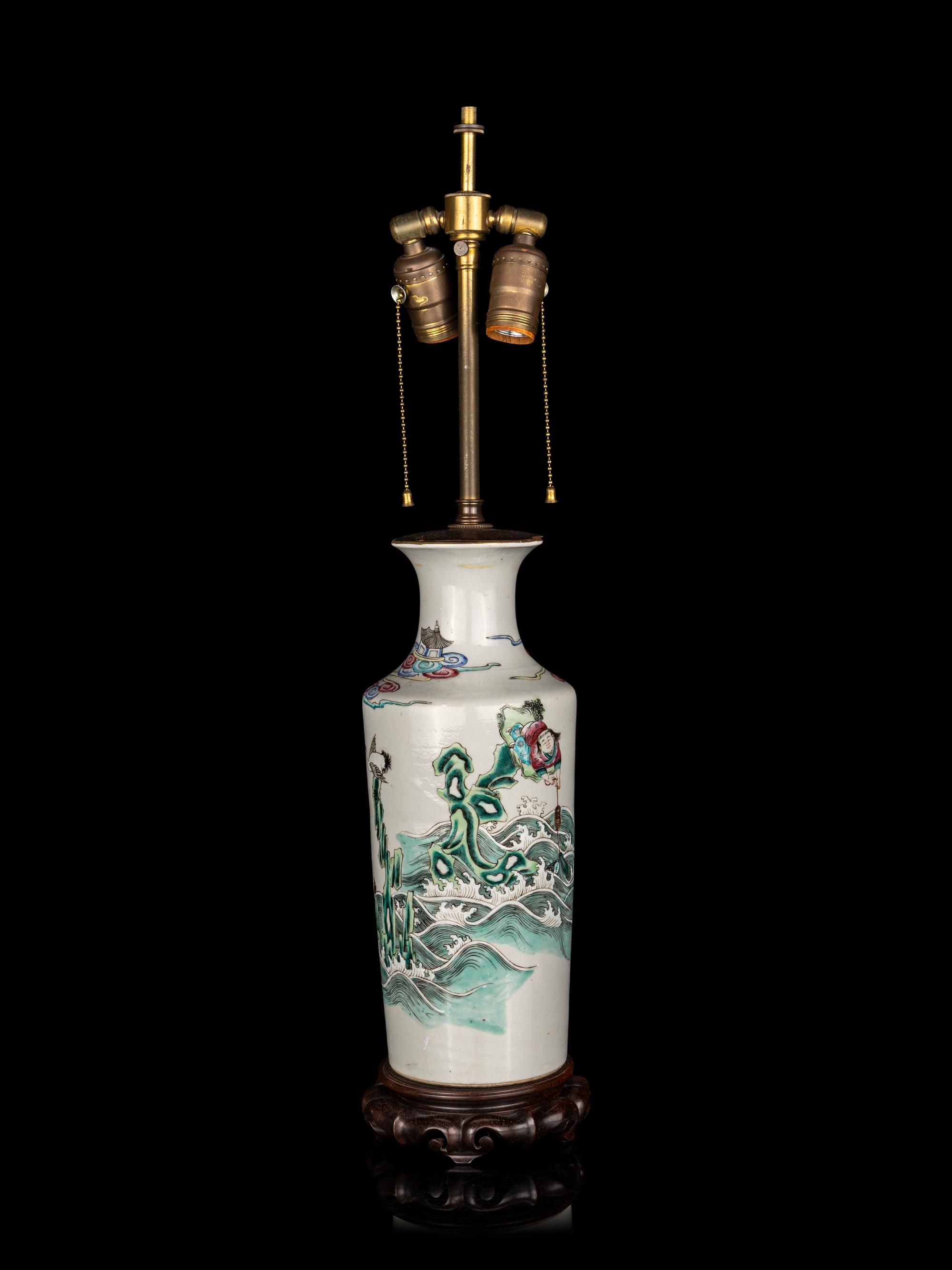 A Chinese Famille Rose Porcelain Vase
