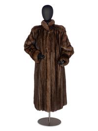 Yves Saint Laurent Full Length Sable Coat